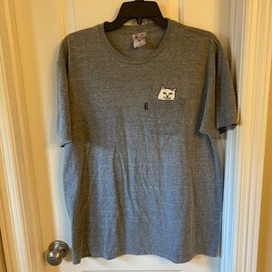 RIPNDIP Lord Nermal Pocket Cat T Shirt